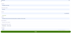 Pendapatan jasa salon