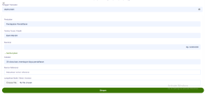 Pendapatan pendaftaran bimbel