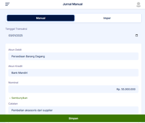 persediaan barang dagang aksesoris
