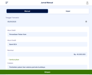 persediaan pakan ikan