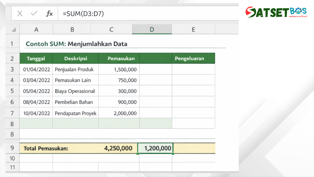 Excel Pembukuan
